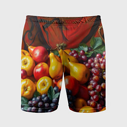 Мужские спортивные шорты Фруктовый натюрморт