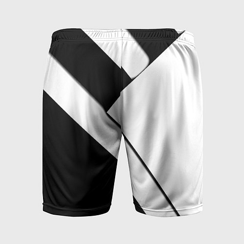 Мужские спортивные шорты Манчестер Юнайтед геометрия / 3D-принт – фото 2