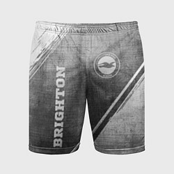 Мужские спортивные шорты Brighton - grey gradient вертикально
