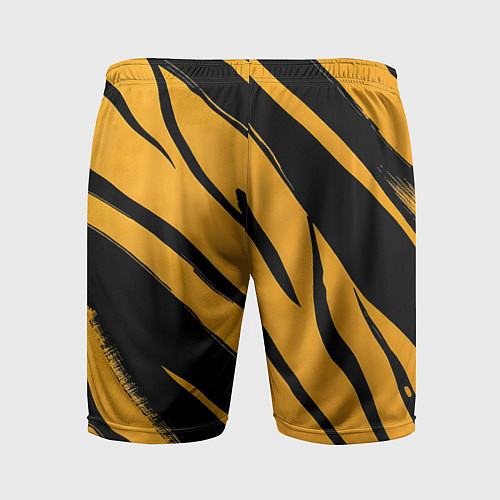Мужские спортивные шорты Тигровый раскрас / 3D-принт – фото 2