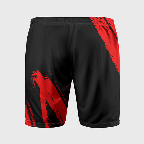 Мужские спортивные шорты Akira - red gradient вертикально / 3D-принт – фото 2