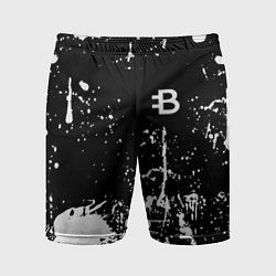 Шорты спортивные мужские Dota краски белые, цвет: 3D-принт