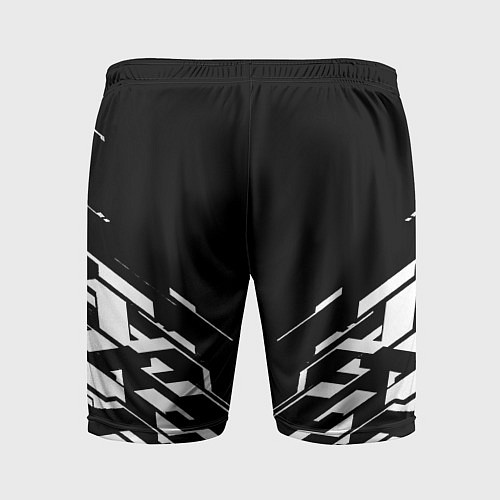 Мужские спортивные шорты Nasa геометрия / 3D-принт – фото 2