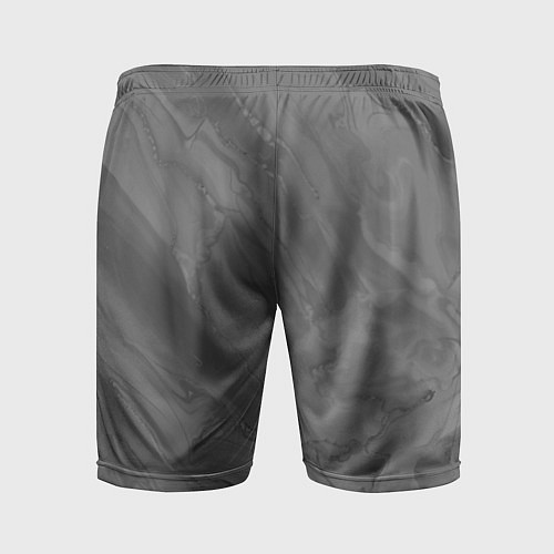 Мужские спортивные шорты Серая текстура каменная мрамор / 3D-принт – фото 2