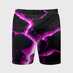 Шорты спортивные мужские Color pink black, цвет: 3D-принт