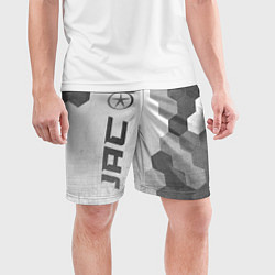 Шорты спортивные мужские JAC - white gradient по-вертикали, цвет: 3D-принт — фото 2