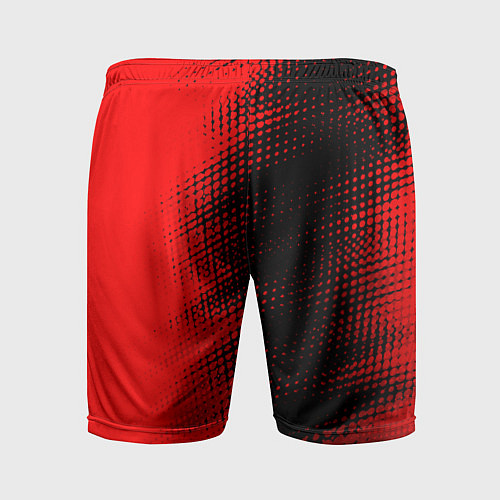 Мужские спортивные шорты Honda - red gradient по-вертикали / 3D-принт – фото 2