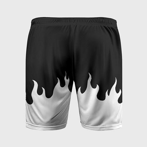 Мужские спортивные шорты Monster energy red logo / 3D-принт – фото 2