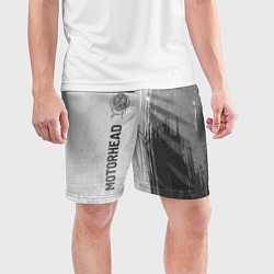 Шорты спортивные мужские Motorhead - white gradient по-вертикали, цвет: 3D-принт — фото 2