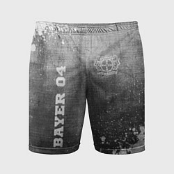 Мужские спортивные шорты Bayer 04 - grey gradient вертикально