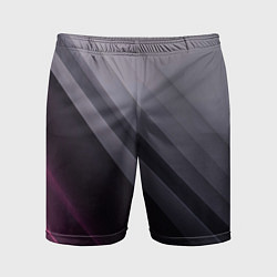 Шорты спортивные мужские Color black grey, цвет: 3D-принт