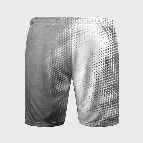 Мужские спортивные шорты Spirited Away - white gradient по-вертикали / 3D-принт – фото 2