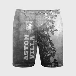 Мужские спортивные шорты Aston Villa - grey gradient по-вертикали