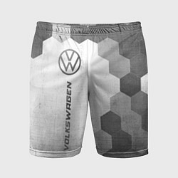 Мужские спортивные шорты Volkswagen - white gradient по-вертикали