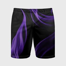 Шорты спортивные мужские Purple abstraction, цвет: 3D-принт