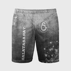 Мужские спортивные шорты Galatasaray - grey gradient вертикально