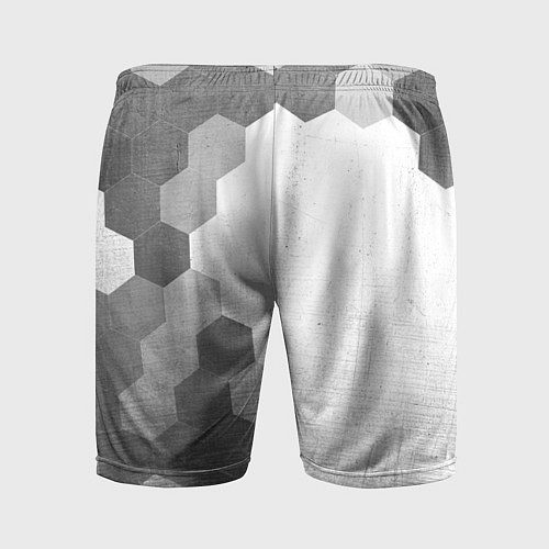 Мужские спортивные шорты FAW - white gradient по-вертикали / 3D-принт – фото 2