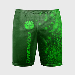 Мужские спортивные шорты Daewoo - green gradient по-вертикали