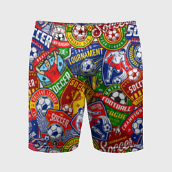 Мужские спортивные шорты Футбольные лиги паттерн