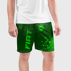 Шорты спортивные мужские Fiat - green gradient вертикально, цвет: 3D-принт — фото 2