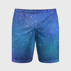 Шорты спортивные мужские Ночное сияние, цвет: 3D-принт