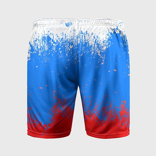 Мужские спортивные шорты Патриот - флаг / 3D-принт – фото 2