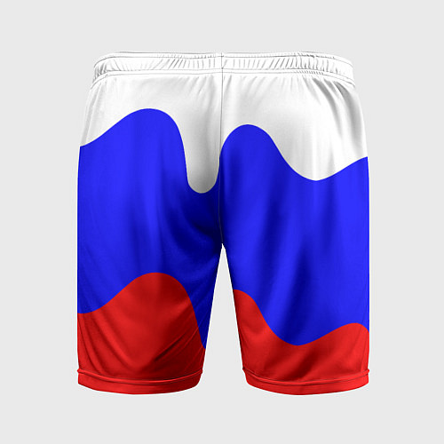 Мужские спортивные шорты Патриот - флаг / 3D-принт – фото 2