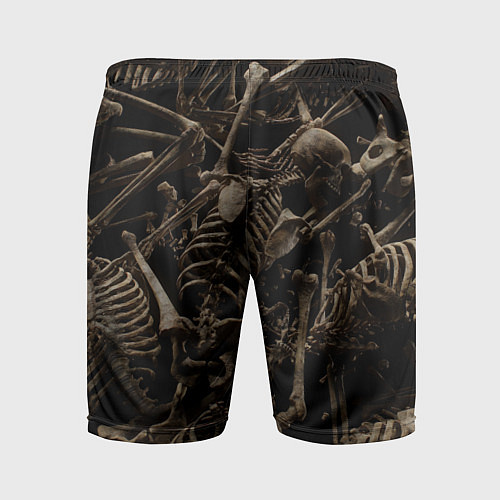 Мужские спортивные шорты Человеческие кости / 3D-принт – фото 2