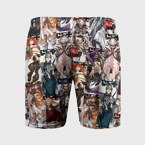 Мужские спортивные шорты Гачиакута герои / 3D-принт – фото 2