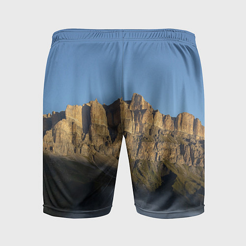 Мужские спортивные шорты Гора Метиген / 3D-принт – фото 2