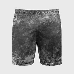 Мужские спортивные шорты Абстракция - grey and white wall with cracks