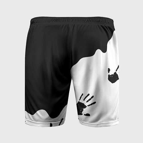 Мужские спортивные шорты Doom отпечатки демона / 3D-принт – фото 2