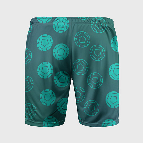 Мужские спортивные шорты Спортивные мячи / 3D-принт – фото 2