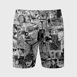 Мужские спортивные шорты Horror World of Junji Ito