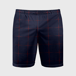Мужские спортивные шорты Color dark blue red crosses