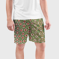 Шорты спортивные мужские Геометрическая метаморфоза, цвет: 3D-принт — фото 2