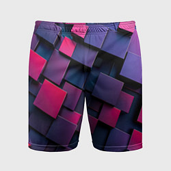 Мужские спортивные шорты Неоновые квадраты