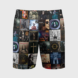 Мужские спортивные шорты Ozzy Osbourne - обложки альбомов и песен