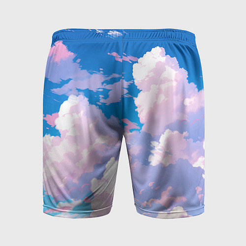 Мужские спортивные шорты Tiger Derpy in the clouds / 3D-принт – фото 2