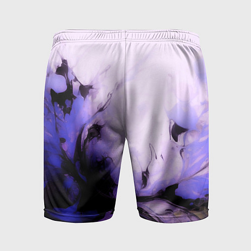 Мужские спортивные шорты Взрывной индиго светлый / 3D-принт – фото 2