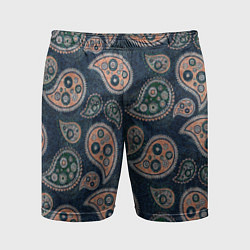 Мужские спортивные шорты Индийский деним