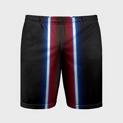 Мужские спортивные шорты Color white blue red neon