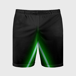 Шорты спортивные мужские Color neon green, цвет: 3D-принт