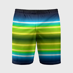 Мужские спортивные шорты Neon multicolored lines