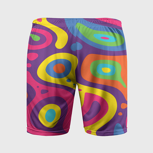 Мужские спортивные шорты Abstract tac / 3D-принт – фото 2