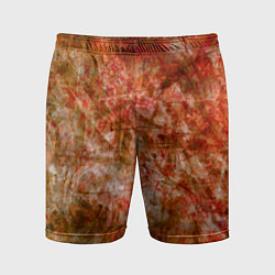 Мужские спортивные шорты Абстракция - bright red