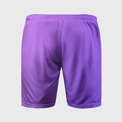 Мужские спортивные шорты The color is purple / 3D-принт – фото 2