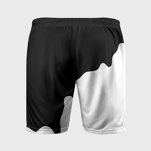 Мужские спортивные шорты Ливерпуль краски разводы / 3D-принт – фото 2