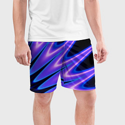 Шорты спортивные мужские Color multi-colored neon, цвет: 3D-принт — фото 2