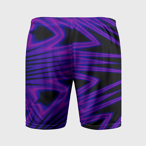 Мужские спортивные шорты Color neon blue / 3D-принт – фото 2